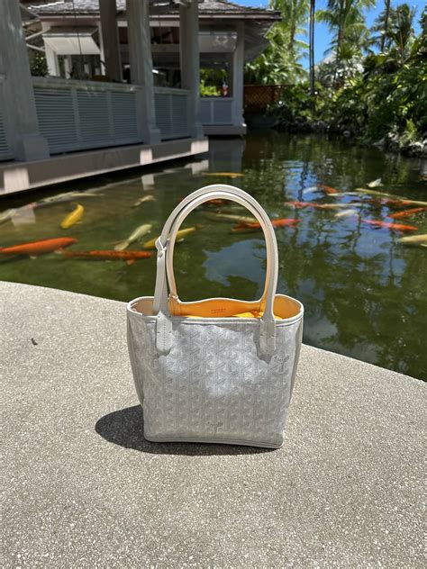 goyard anjou white